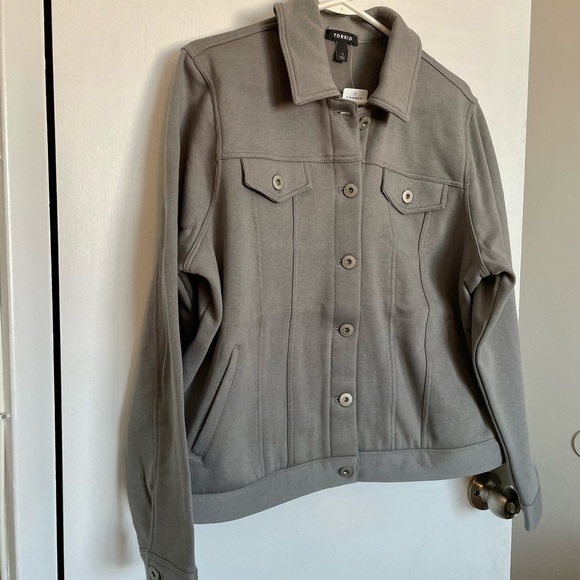 ***Relisted***Torrid Fleece Trucker Jacket - Sizes 1X & 2X - Picture 2 of 15